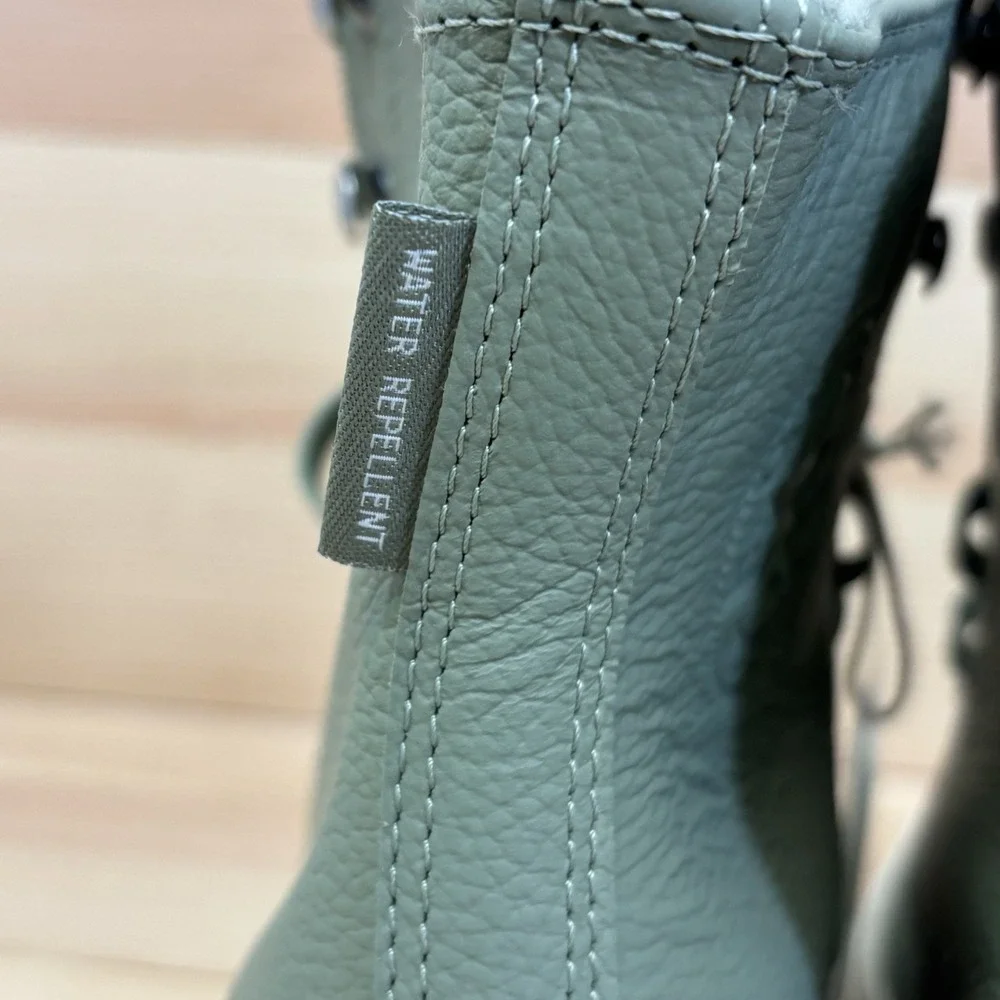 Converse Chuck 70 De Luxe Heel Hi Platform  A10378C Green Men 10 Woman 12 Leathe